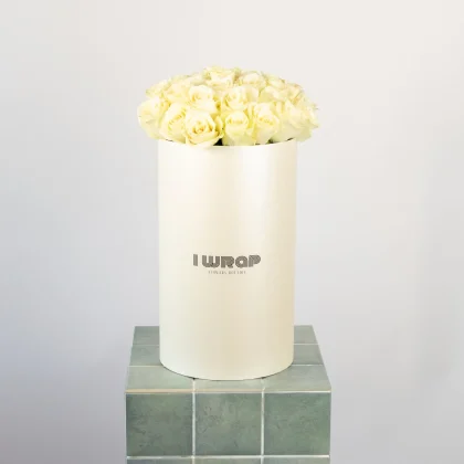 Greige Velvet Pillar